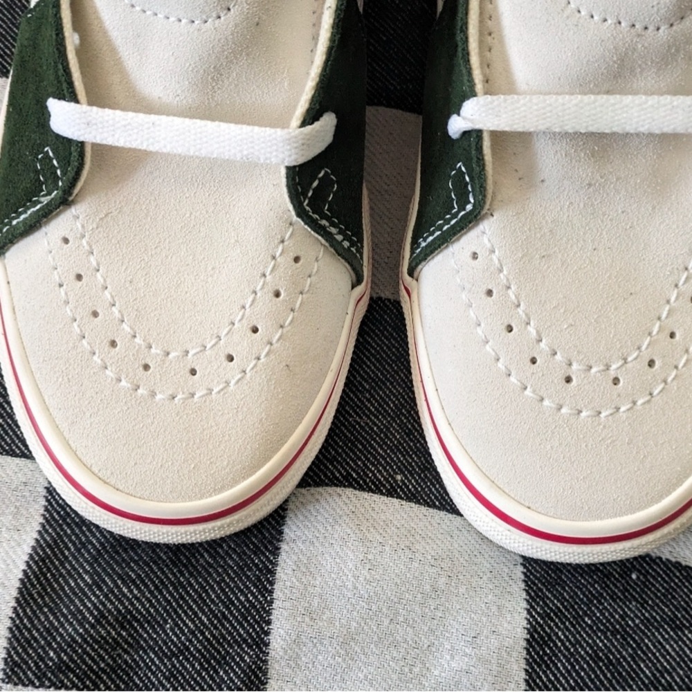 Vans Sk8-Hi Retro Sport Marshmallow Bistro Green Women 9.5 042025 - Picture 5 of 8